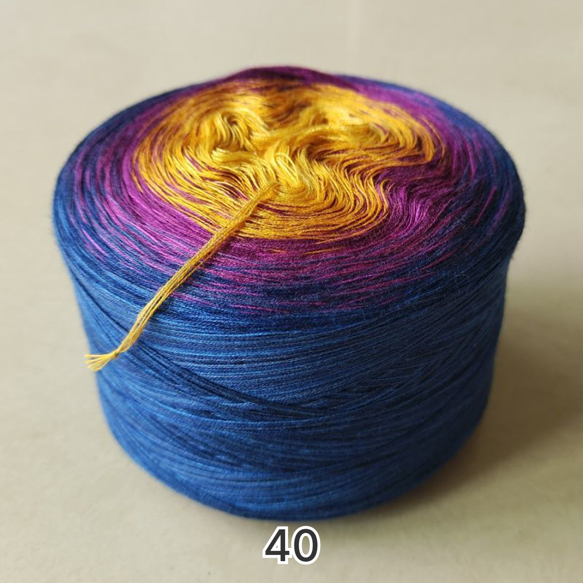 【シルケット加工・綿100%】Joyful Cake Yarn（ジョイフルケーキヤーン）300g｜ロングピッチ段染め・韓国風｜夏用ウェア・ショール・ブランケットに最適｜全36色｜電子版 ショール編みレシピ プレゼント！