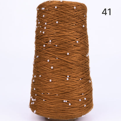 Pearl Cotton（パールコットン）350g｜真珠のような輝き｜パールビーズ入りシルケットコットン｜上品な艶と涼やかなサマーヤーン｜韓国トレンドのバレエコア風｜全75色
