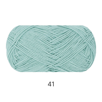 Premium Combed Cotton Lite（プレミアム・コーマコットン・ライト）40g｜高品質4ply｜軽やかで滑らかな編み心地｜推し活にぴったり｜初心者にもおすすめ｜全67色　