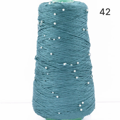 Pearl Cotton（パールコットン）350g｜真珠のような輝き｜パールビーズ入りシルケットコットン｜上品な艶と涼やかなサマーヤーン｜韓国トレンドのバレエコア風｜全75色