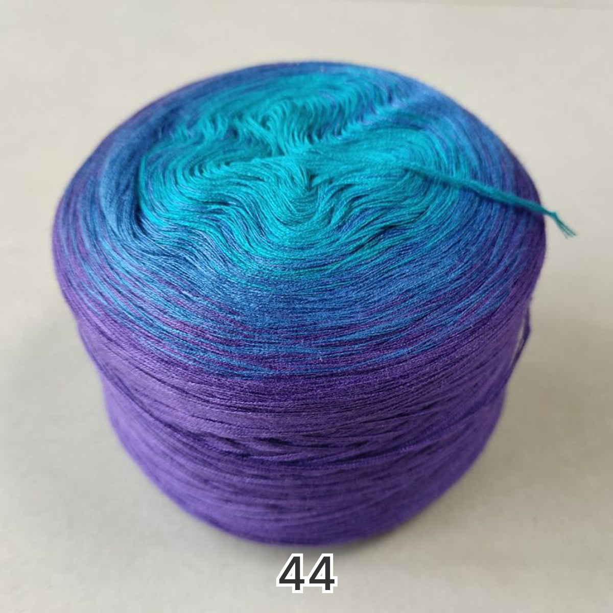 【シルケット加工・綿100%】Joyful Cake Yarn（ジョイフルケーキヤーン）300g｜ロングピッチ段染め・韓国風｜夏用ウェア・ショール・ブランケットに最適｜全36色｜電子版 ショール編みレシピ プレゼント！