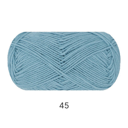 Premium Combed Cotton Lite（プレミアム・コーマコットン・ライト）40g｜高品質4ply｜軽やかで滑らかな編み心地｜推し活にぴったり｜初心者にもおすすめ｜全67色　