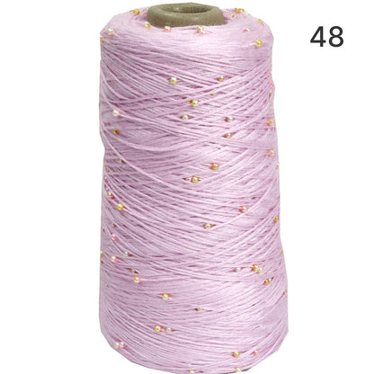 Pearl Cotton（パールコットン）350g｜真珠のような輝き｜パールビーズ入りシルケットコットン｜上品な艶と涼やかなサマーヤーン｜韓国トレンドのバレエコア風｜全75色