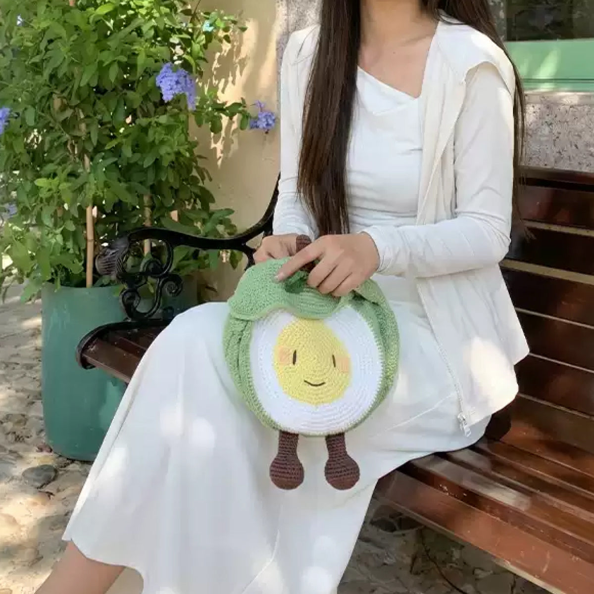 手編みキット】フルーツちゃんバッグ｜レトロかわいいフルーツモチーフ