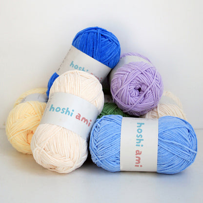 Bonbon Yarn（ボンボンヤーン）50g｜細めのシェニール毛糸｜あみぐるみ・ヘアアクセ・小物に｜全53色