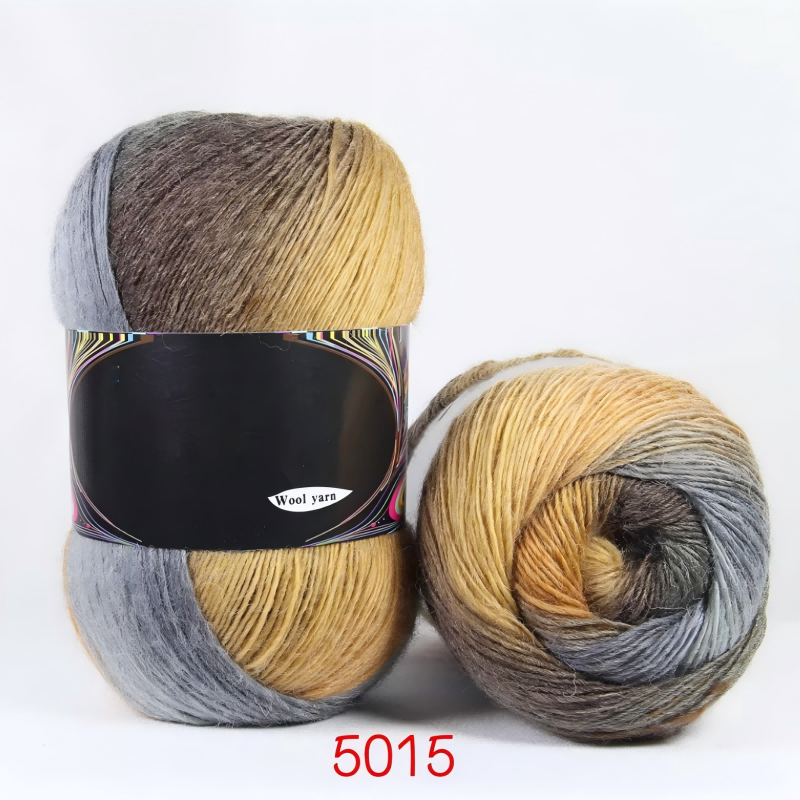 【100g】段染めウールSerenade（セレナーデ ）｜幻想的なグラデーション｜手紡ぎ風シングルツイスト｜ショール・ウェアに