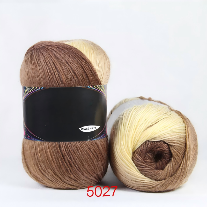 【100g】段染めウールSerenade（セレナーデ ）｜幻想的なグラデーション｜手紡ぎ風シングルツイスト｜ショール・ウェアに