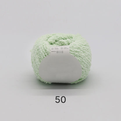 コットンキャンディヤーン50g｜韓国で大流行！｜ふわもこマシュマロ糸｜ 鉢底ネット編み・ネット編み・マフラー・帽子・編みぐるみ向け
