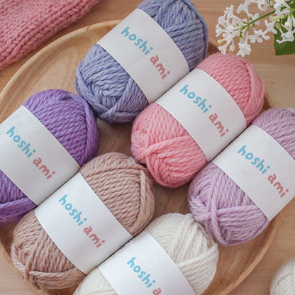 【ウール100%】Garden Wool（ガーデンウール）50g｜ふっくら極太毛糸｜秋冬のウェア・マフラー・帽子に｜全69色｜単色＆杢ミックス