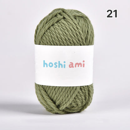 【ウール100%】Garden Wool（ガーデンウール）50g｜ふっくら極太毛糸｜秋冬のウェア・マフラー・帽子に｜全69色｜単色＆杢ミックス