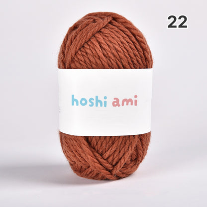 【ウール100%】Garden Wool（ガーデンウール）50g｜ふっくら極太毛糸｜秋冬のウェア・マフラー・帽子に｜全69色｜単色＆杢ミックス