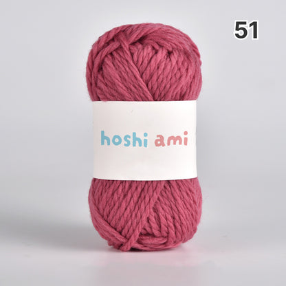 【ウール100%】Garden Wool（ガーデンウール）50g｜ふっくら極太毛糸｜秋冬のウェア・マフラー・帽子に｜全69色｜単色＆杢ミックス