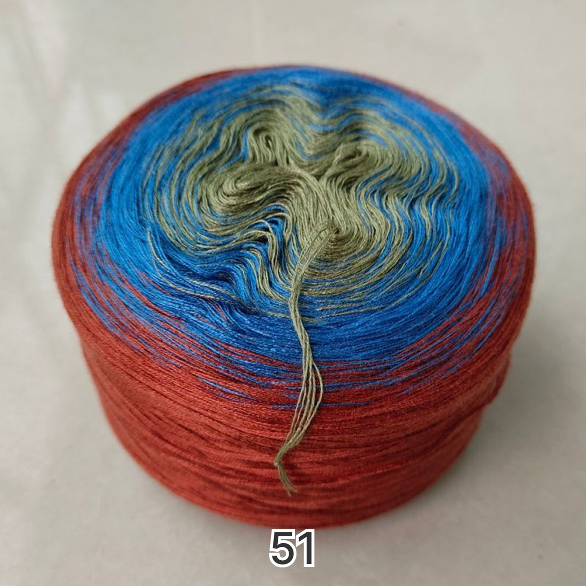 【シルケット加工・綿100%】Joyful Cake Yarn（ジョイフルケーキヤーン）300g｜ロングピッチ段染め・韓国風｜夏用ウェア・ショール・ブランケットに最適｜全36色｜電子版 ショール編みレシピ プレゼント！