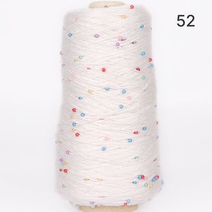 Pearl Cotton（パールコットン）350g｜真珠のような輝き｜パールビーズ入りシルケットコットン｜上品な艶と涼やかなサマーヤーン｜韓国トレンドのバレエコア風｜全75色