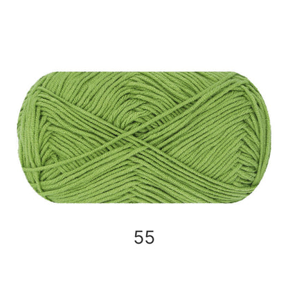 Premium Combed Cotton Lite（プレミアム・コーマコットン・ライト）40g｜高品質4ply｜軽やかで滑らかな編み心地｜推し活にぴったり｜初心者にもおすすめ｜全67色　