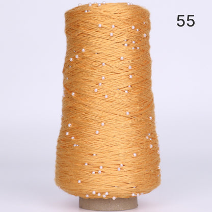 Pearl Cotton（パールコットン）350g｜真珠のような輝き｜パールビーズ入りシルケットコットン｜上品な艶と涼やかなサマーヤーン｜韓国トレンドのバレエコア風｜全75色