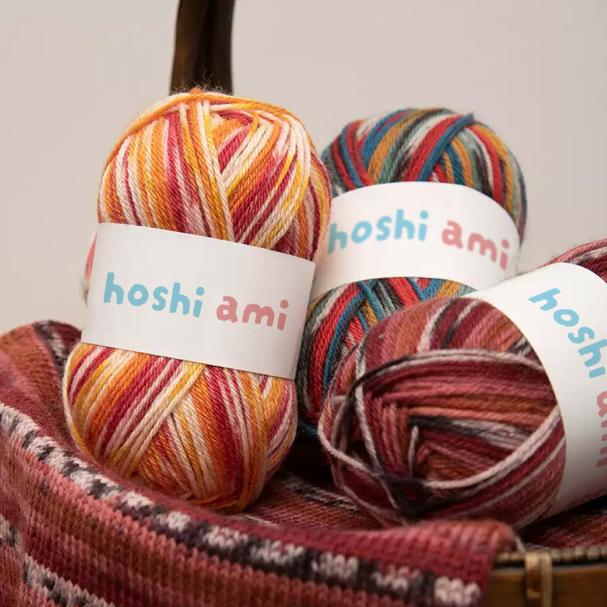 【ソックヤーン】Moyo Yarn（モヨヤーン）50g｜ウール70%・ナイロン30%｜段染め＆単色｜靴下・小物に｜全19色