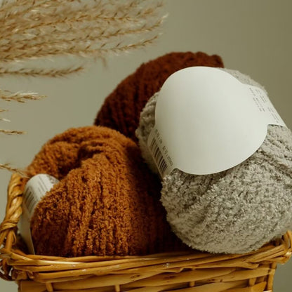 コットンキャンディヤーン50g｜韓国で大流行！｜ふわもこマシュマロ糸｜ 鉢底ネット編み・ネット編み・マフラー・帽子・編みぐるみ向け