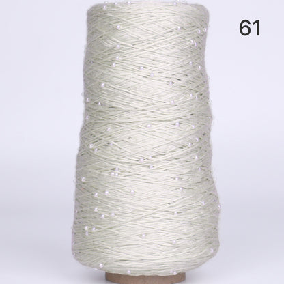 Pearl Cotton（パールコットン）350g｜真珠のような輝き｜パールビーズ入りシルケットコットン｜上品な艶と涼やかなサマーヤーン｜韓国トレンドのバレエコア風｜全75色