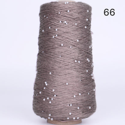 Pearl Cotton（パールコットン）350g｜真珠のような輝き｜パールビーズ入りシルケットコットン｜上品な艶と涼やかなサマーヤーン｜韓国トレンドのバレエコア風｜全75色