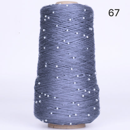 Pearl Cotton（パールコットン）350g｜真珠のような輝き｜パールビーズ入りシルケットコットン｜上品な艶と涼やかなサマーヤーン｜韓国トレンドのバレエコア風｜全75色