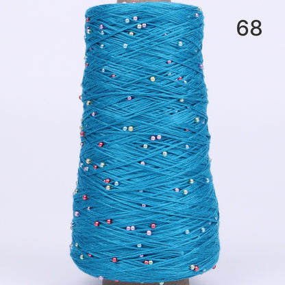 Pearl Cotton（パールコットン）350g｜真珠のような輝き｜パールビーズ入りシルケットコットン｜上品な艶と涼やかなサマーヤーン｜韓国トレンドのバレエコア風｜全75色
