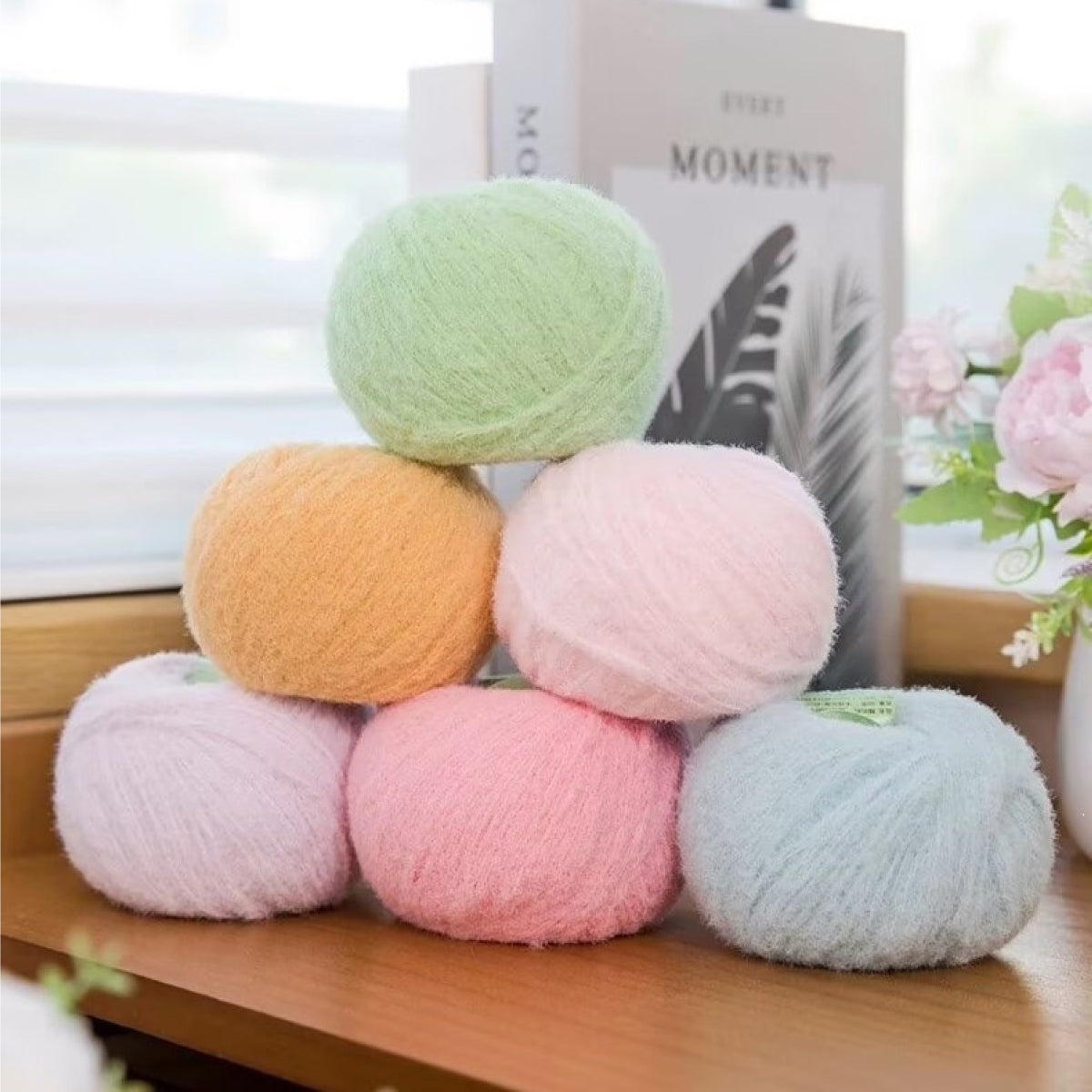 Puni Yarn（ぷにヤーン）50g｜もちもちふわふわのやわらか毛糸｜新感覚のふんわりヤーン｜あみぐるみ・秋冬のマフラーや帽子に｜全27色
