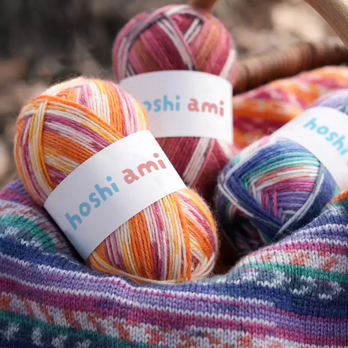 【ソックヤーン】Moyo Yarn（モヨヤーン）50g｜ウール70%・ナイロン30%｜段染め＆単色｜靴下・小物に｜全19色