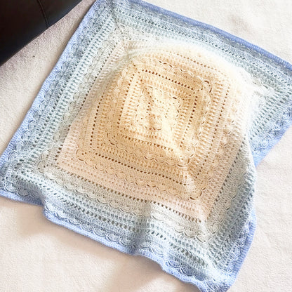 【手編みキット】Melody Wave Blanket（メロディーウェーブブランケット）｜Melody Cake Yarnで編む｜ロングピッチ段染め｜綿100%｜編み図付き｜全36色