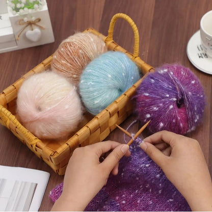Milky Way Mohair（ミルキーウェイ・モヘア）50g｜美しい段染め｜ふわふわのウール・モヘア混｜マフラー作りに｜全18色