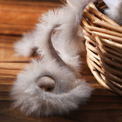 極太フェイクファーヤーン100g大玉｜もこもこ エコファー｜星ポンチョ　マフラー・バッグ・ラグ作りに