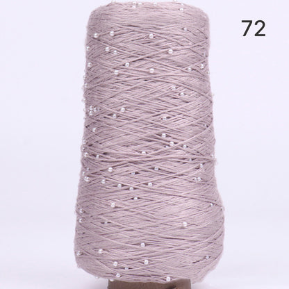 Pearl Cotton（パールコットン）350g｜真珠のような輝き｜パールビーズ入りシルケットコットン｜上品な艶と涼やかなサマーヤーン｜韓国トレンドのバレエコア風｜全75色