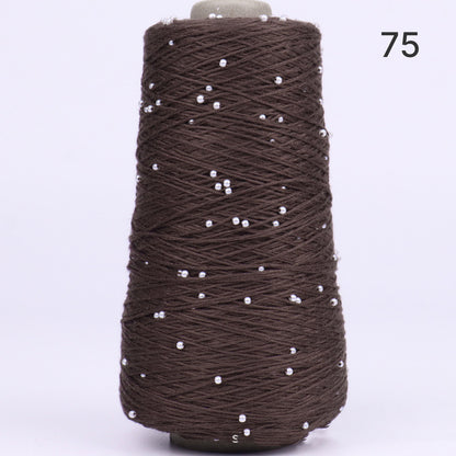 Pearl Cotton（パールコットン）350g｜真珠のような輝き｜パールビーズ入りシルケットコットン｜上品な艶と涼やかなサマーヤーン｜韓国トレンドのバレエコア風｜全75色