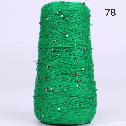 Pearl Cotton（パールコットン）350g｜真珠のような輝き｜パールビーズ入りシルケットコットン｜上品な艶と涼やかなサマーヤーン｜韓国トレンドのバレエコア風｜全75色