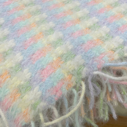 【手編みキット】Yumeiro Blanket（ゆめいろブランケット）｜8色で編むふんわりブランケット｜ミルキーカラー｜2サイズ｜編み図付き