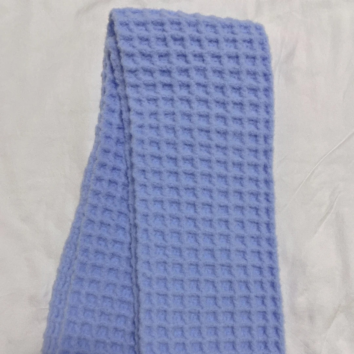 手編みキット】ワッフル編みのマフラー｜初心者向け｜もこもこ