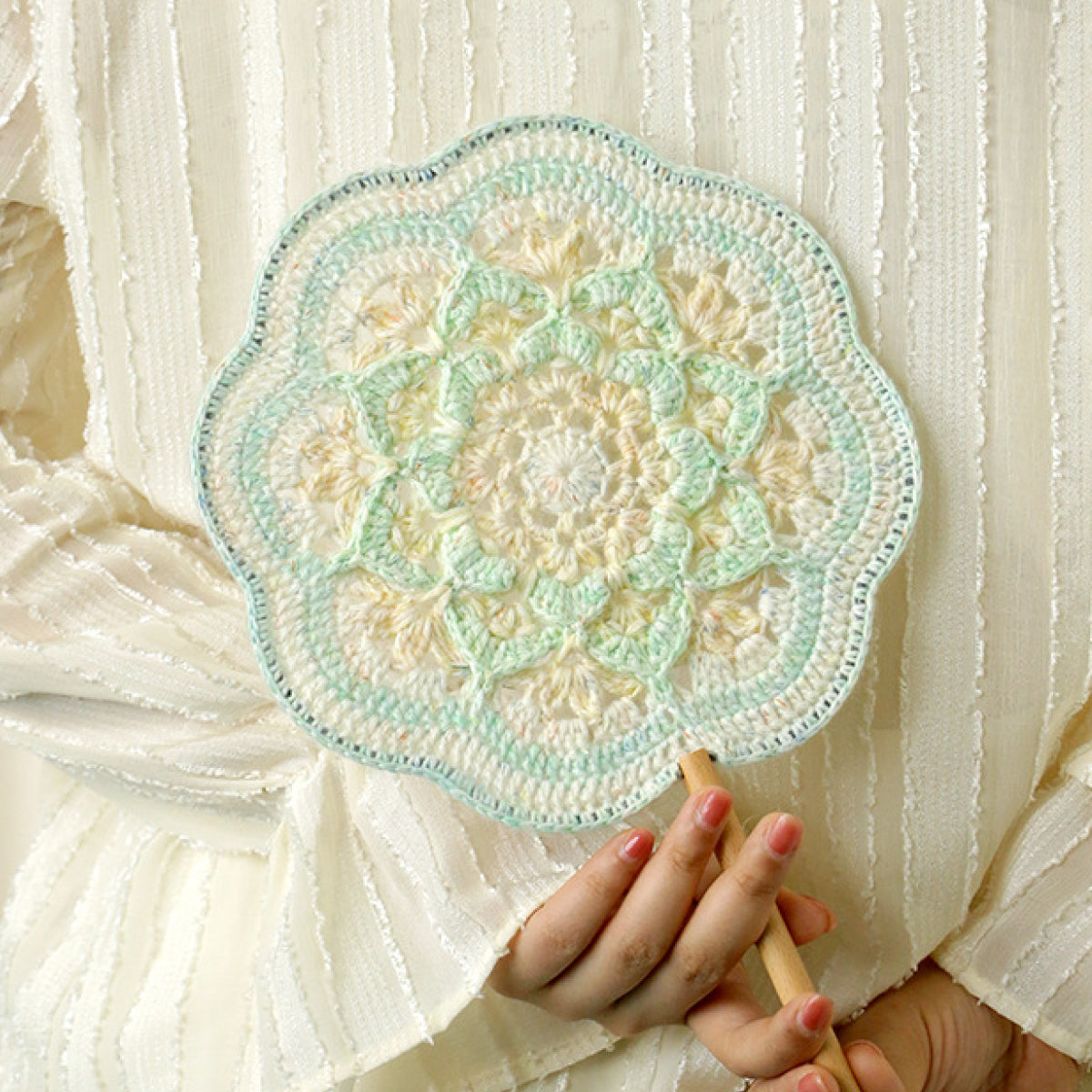 「Mousse Cotton 」　50g ｜ムース・コットン ｜韓国インテリア風｜空気を編むような新触感｜カラフルネップ入りエアリーコットン糸 | 並太