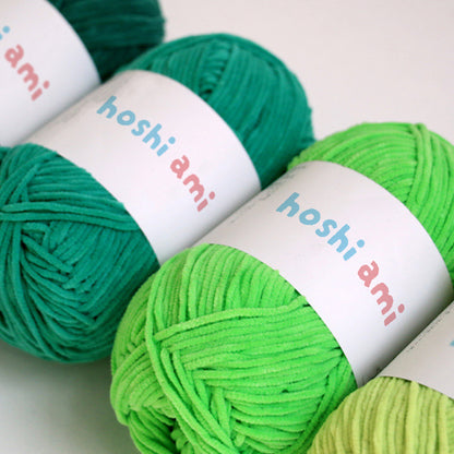 Bonbon Yarn（ボンボンヤーン）50g｜細めのシェニール毛糸｜あみぐるみ・ヘアアクセ・小物に｜全53色