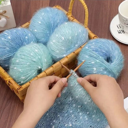 Milky Way Mohair（ミルキーウェイ・モヘア）50g｜美しい段染め｜ふわふわのウール・モヘア混｜マフラー作りに｜全18色