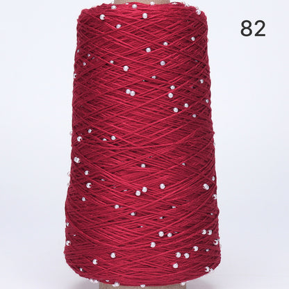 Pearl Cotton（パールコットン）350g｜真珠のような輝き｜パールビーズ入りシルケットコットン｜上品な艶と涼やかなサマーヤーン｜韓国トレンドのバレエコア風｜全75色