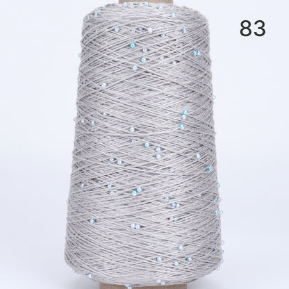 Pearl Cotton（パールコットン）350g｜真珠のような輝き｜パールビーズ入りシルケットコットン｜上品な艶と涼やかなサマーヤーン｜韓国トレンドのバレエコア風｜全75色