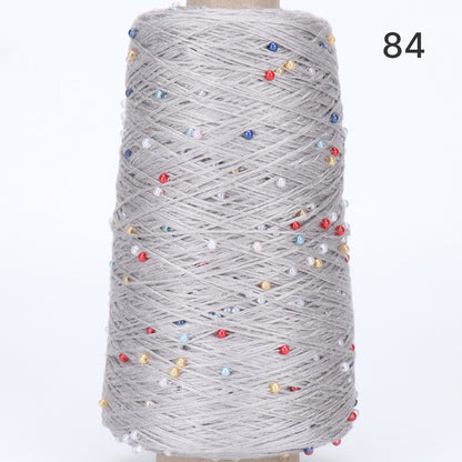 Pearl Cotton（パールコットン）350g｜真珠のような輝き｜パールビーズ入りシルケットコットン｜上品な艶と涼やかなサマーヤーン｜韓国トレンドのバレエコア風｜全75色