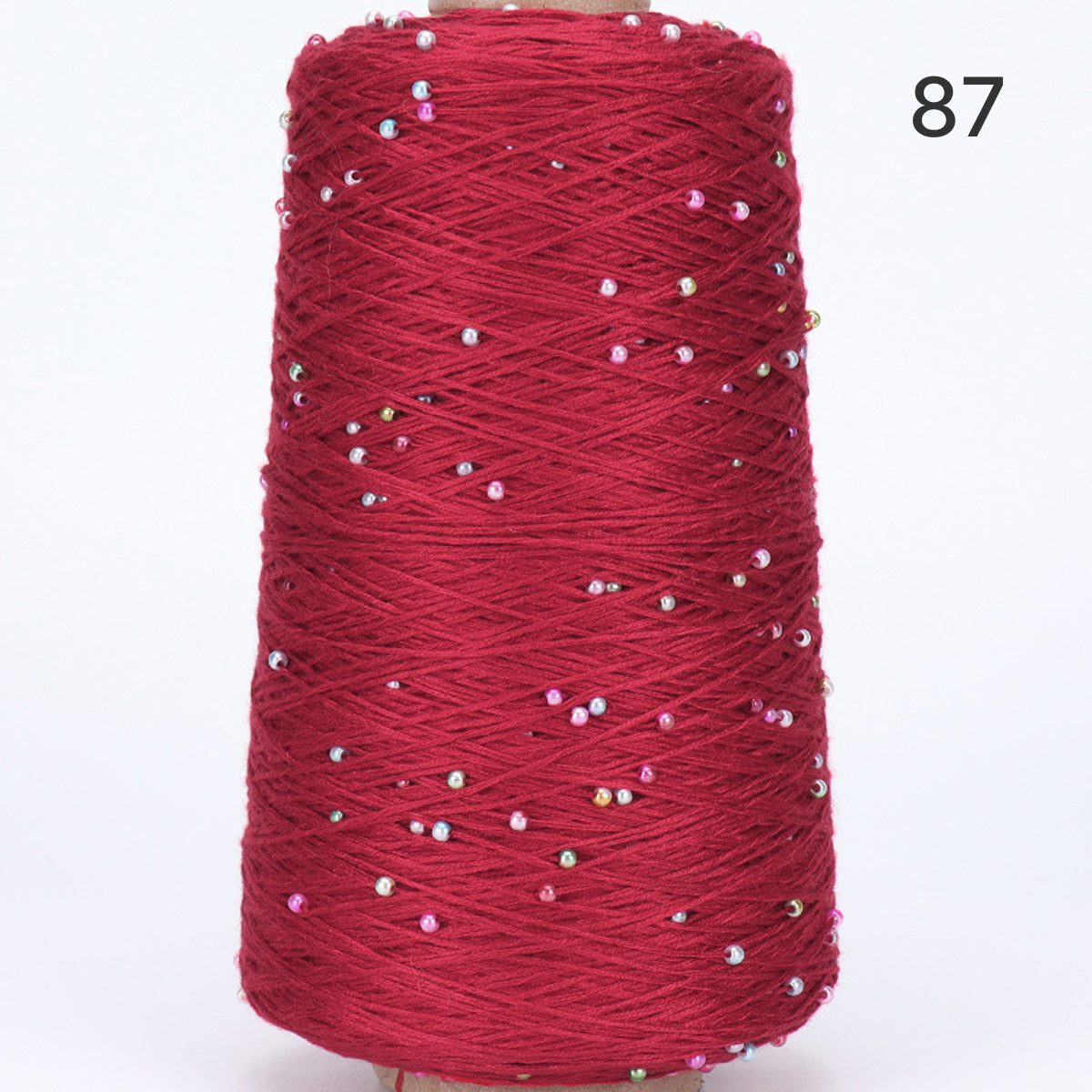 Pearl Cotton（パールコットン）350g｜真珠のような輝き｜パールビーズ入りシルケットコットン｜上品な艶と涼やかなサマーヤーン｜韓国トレンドのバレエコア風｜全75色