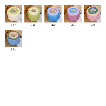 【シルケット加工・綿100%】Melody Cake Yarn（メロディーケーキヤーン）500g｜韓国風グラデーション段染め｜ウェア・ショール・ブランケットに