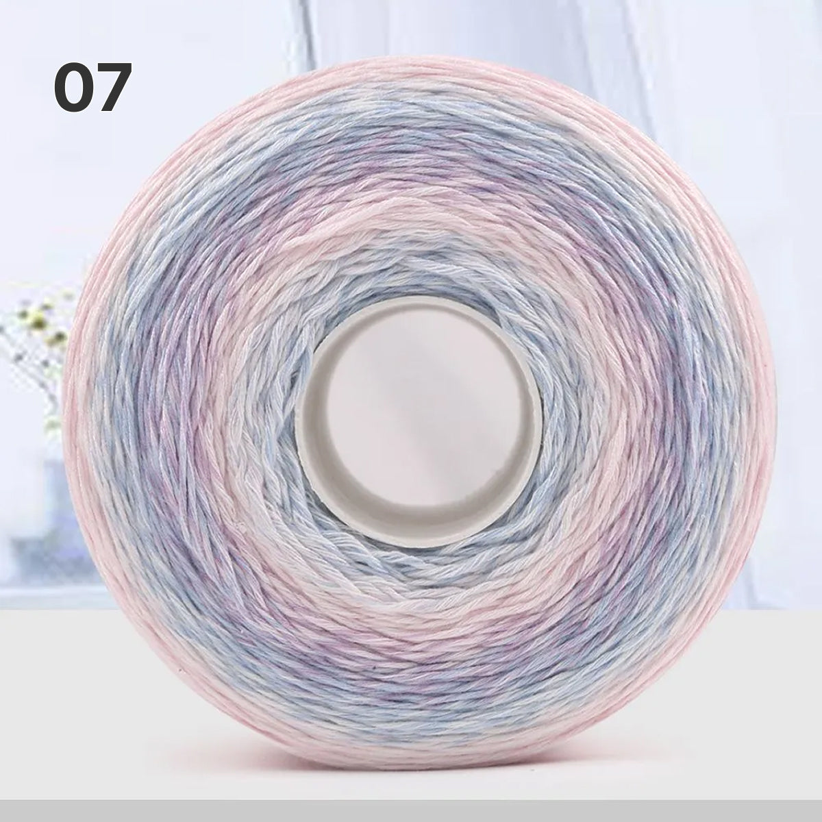 【手編みキット】Melody Wave Blanket（メロディーウェーブブランケット）｜Melody Cake Yarnで編む｜ロングピッチ段染め｜綿100%｜編み図付き｜全36色