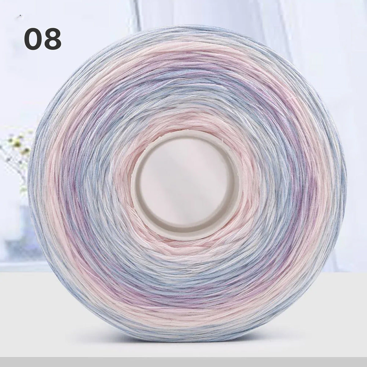 【手編みキット】Melody Wave Blanket（メロディーウェーブブランケット）｜Melody Cake Yarnで編む｜ロングピッチ段染め｜綿100%｜編み図付き｜全36色