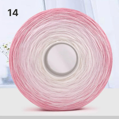 【手編みキット】Melody Wave Blanket（メロディーウェーブブランケット）｜Melody Cake Yarnで編む｜ロングピッチ段染め｜綿100%｜編み図付き｜全36色