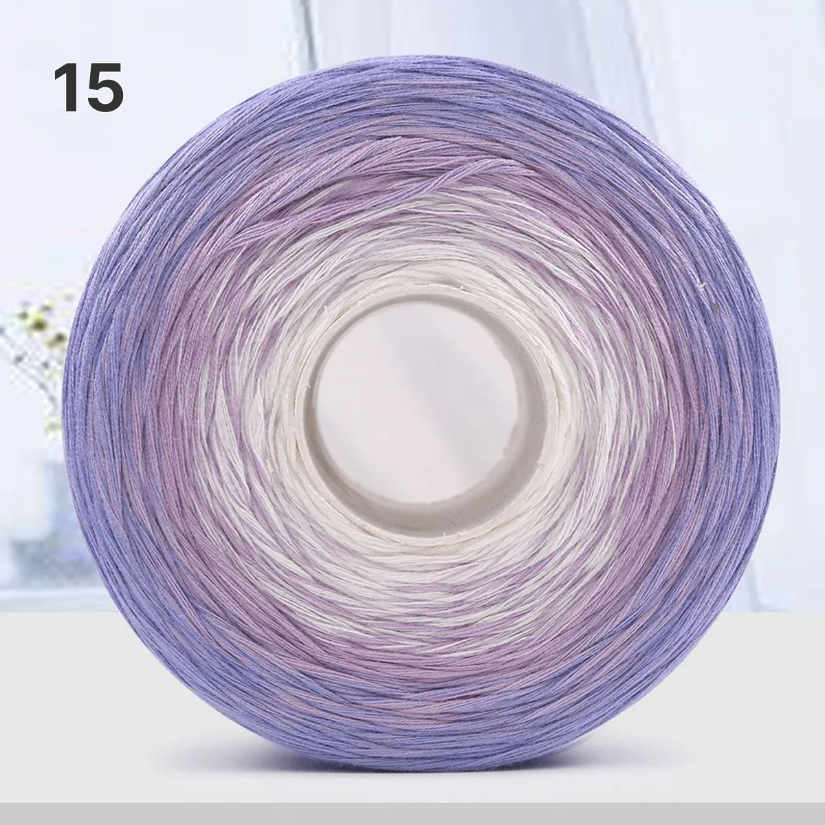 【手編みキット】Melody Wave Blanket（メロディーウェーブブランケット）｜Melody Cake Yarnで編む｜ロングピッチ段染め｜綿100%｜編み図付き｜全36色