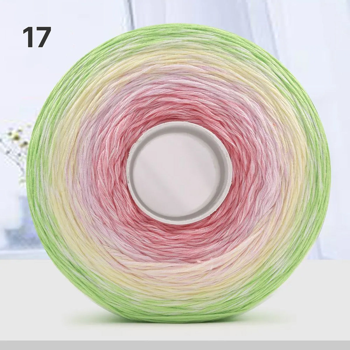 【手編みキット】Melody Wave Blanket（メロディーウェーブブランケット）｜Melody Cake Yarnで編む｜ロングピッチ段染め｜綿100%｜編み図付き｜全36色
