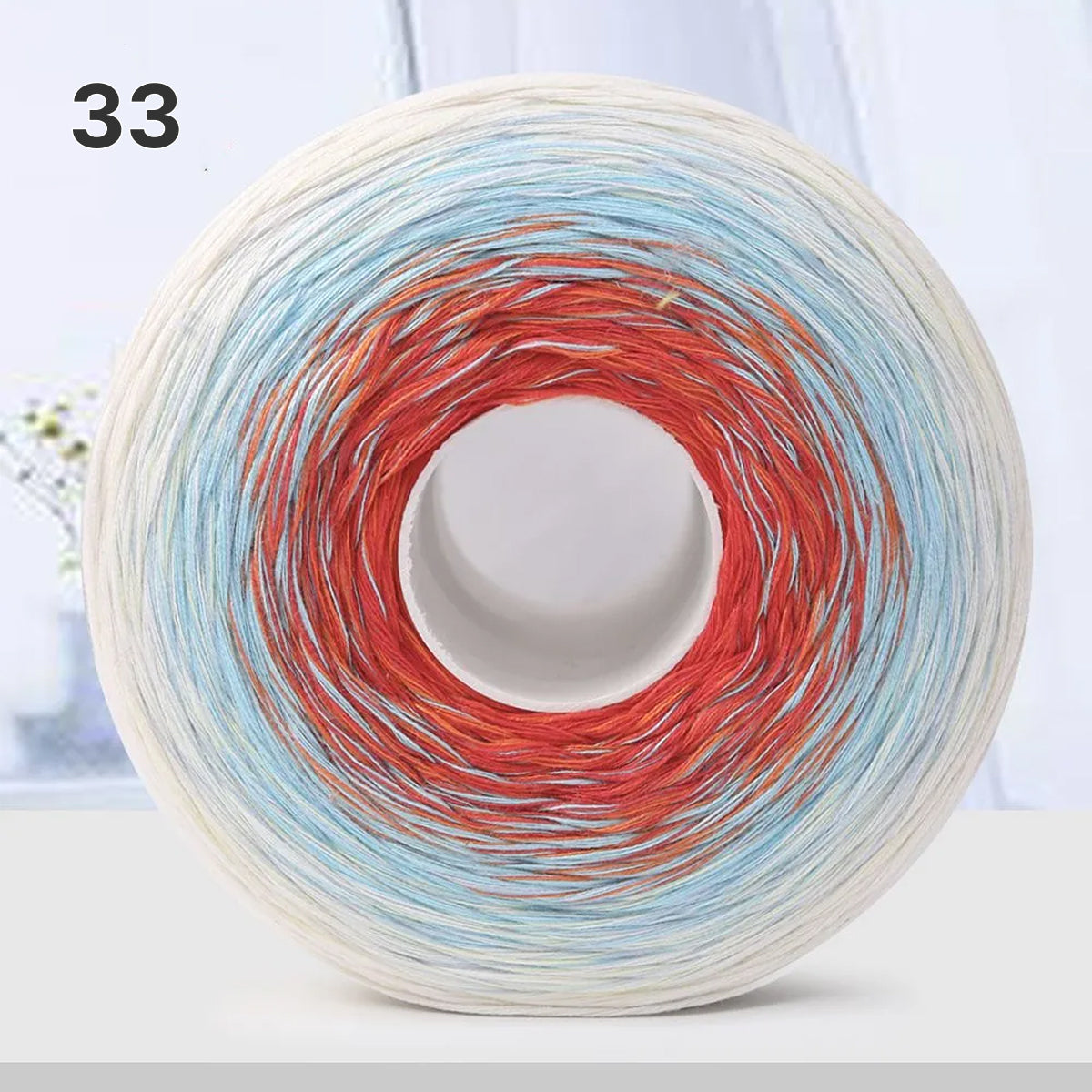 【手編みキット】Melody Wave Blanket（メロディーウェーブブランケット）｜Melody Cake Yarnで編む｜ロングピッチ段染め｜綿100%｜編み図付き｜全36色